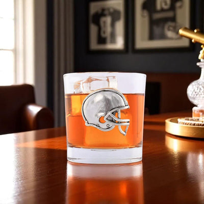 Football Helmet Bar Glasses Set of 4