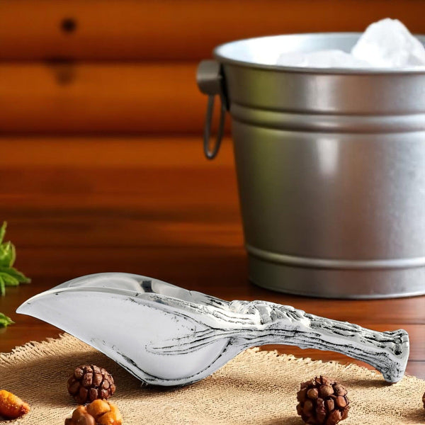 Antler and Oak Leaf Ice Scoop Arthur Court Designs