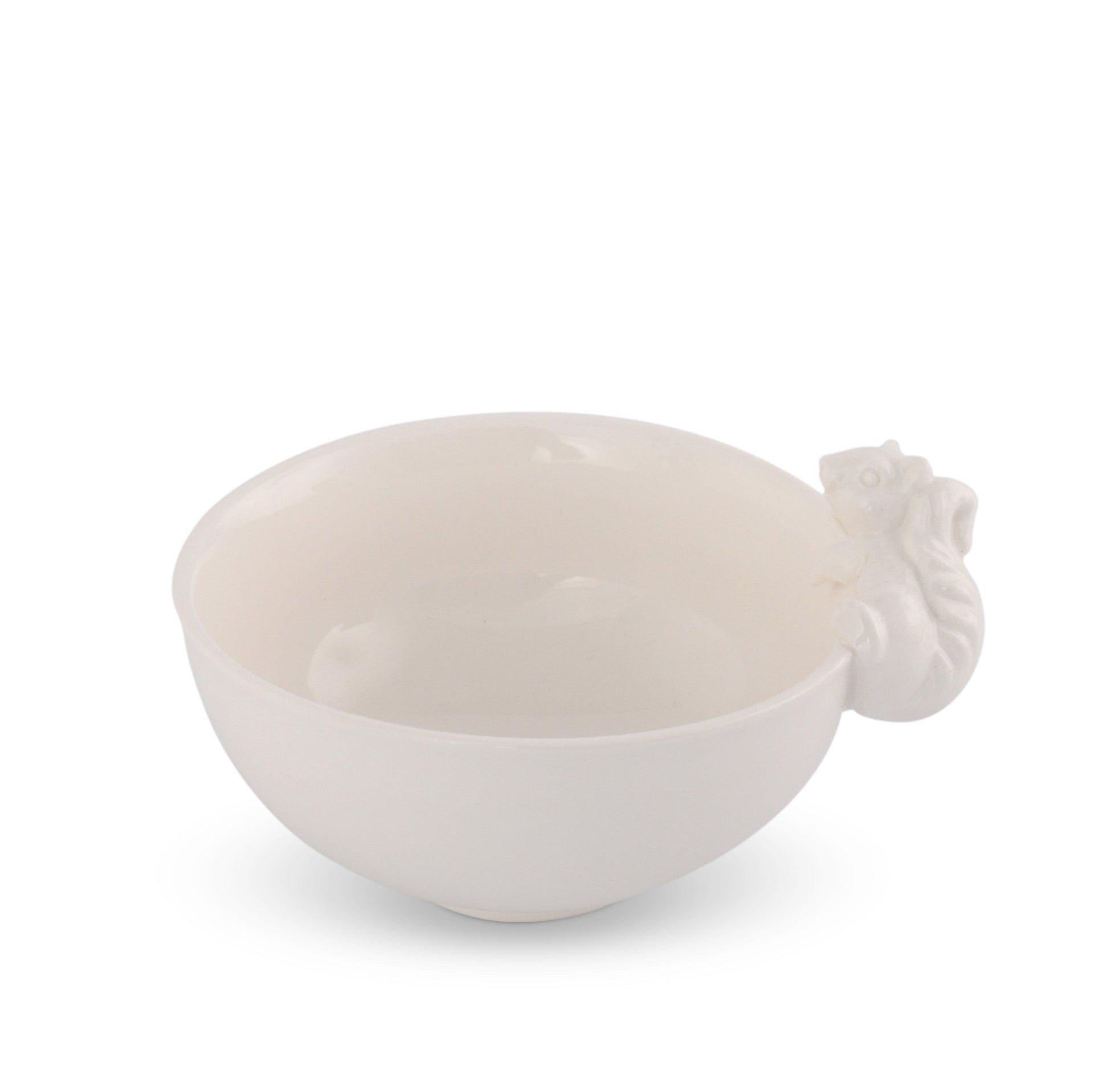 Climbing Squirrel Stoneware Nut Bowl Arthur Court Designs