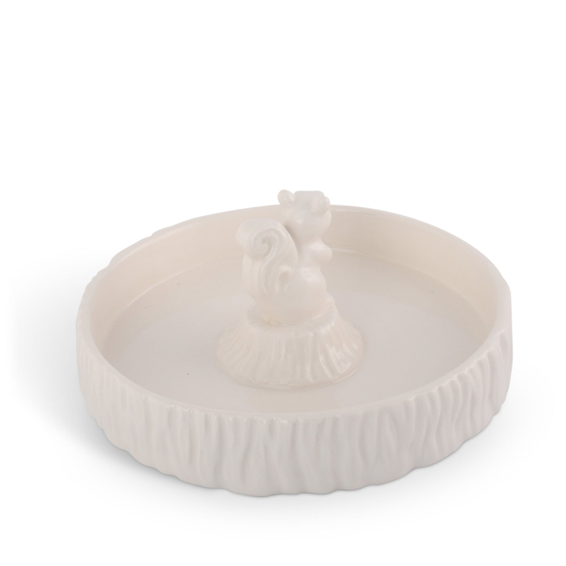 Standing Squirrel Stoneware Nut Bowl Arthur Court Designs