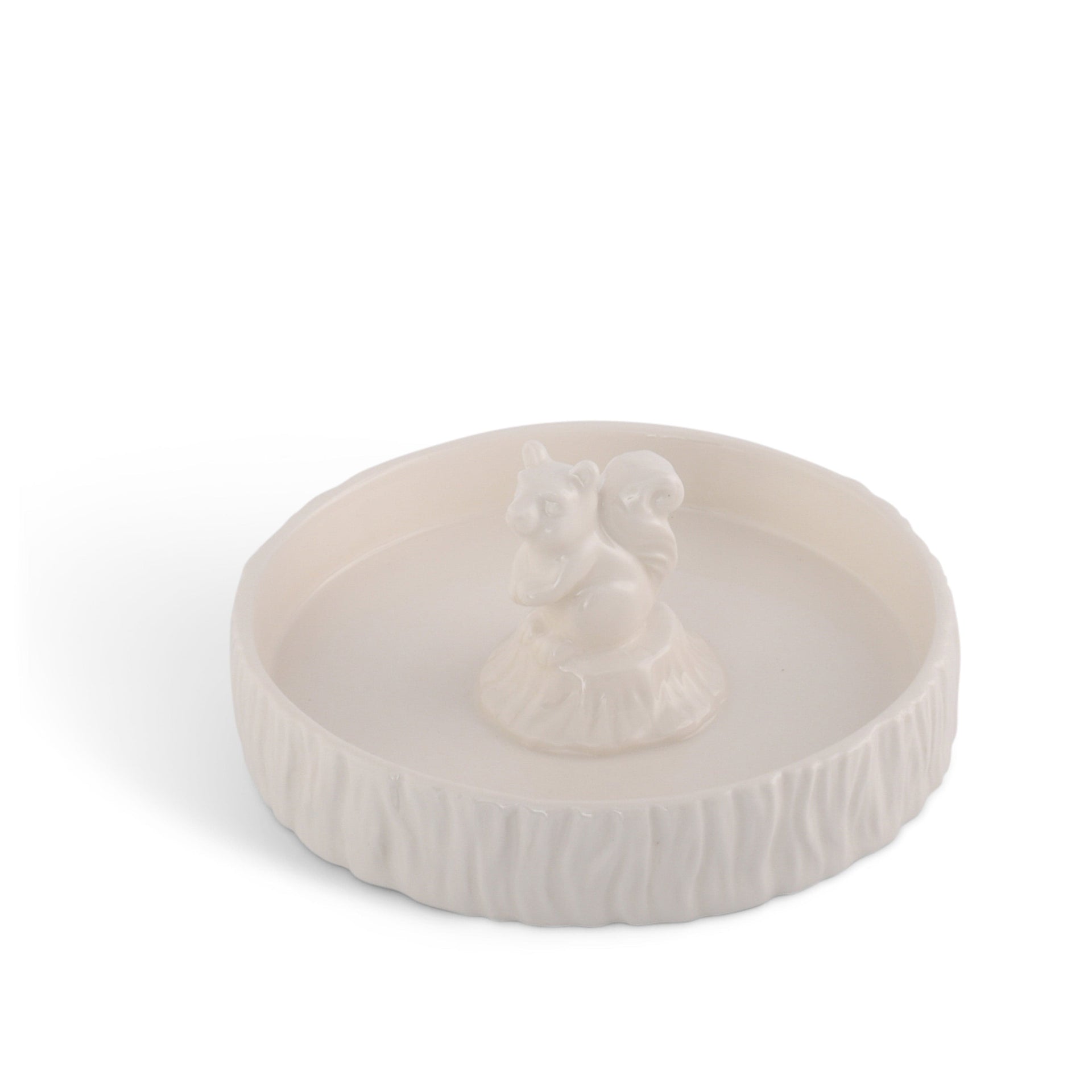 Standing Squirrel Stoneware Nut Bowl Arthur Court Designs