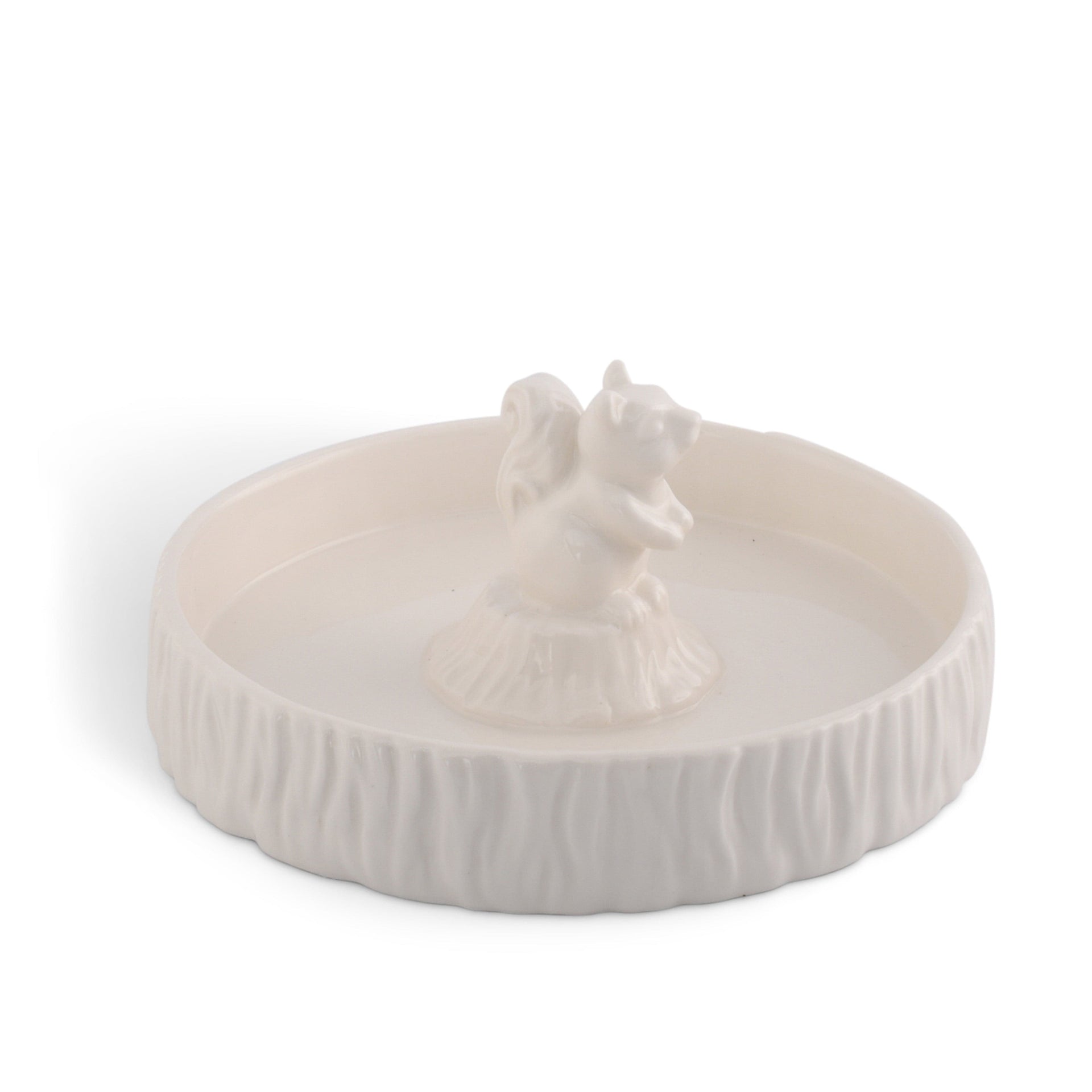 Standing Squirrel Stoneware Nut Bowl Arthur Court Designs