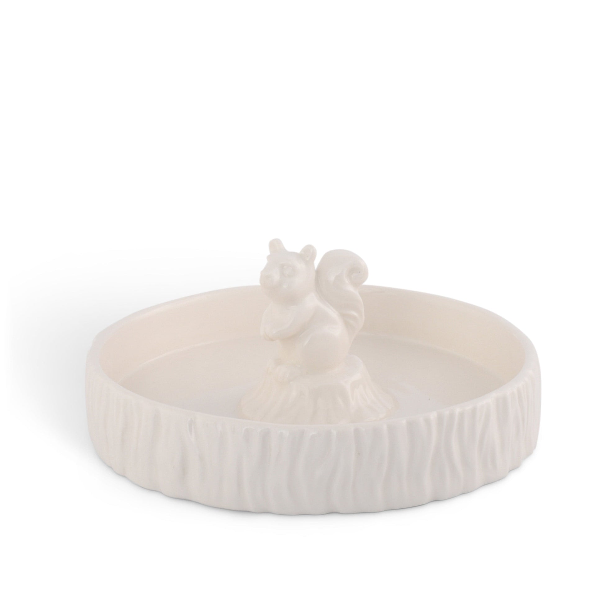 Standing Squirrel Stoneware Nut Bowl Arthur Court Designs