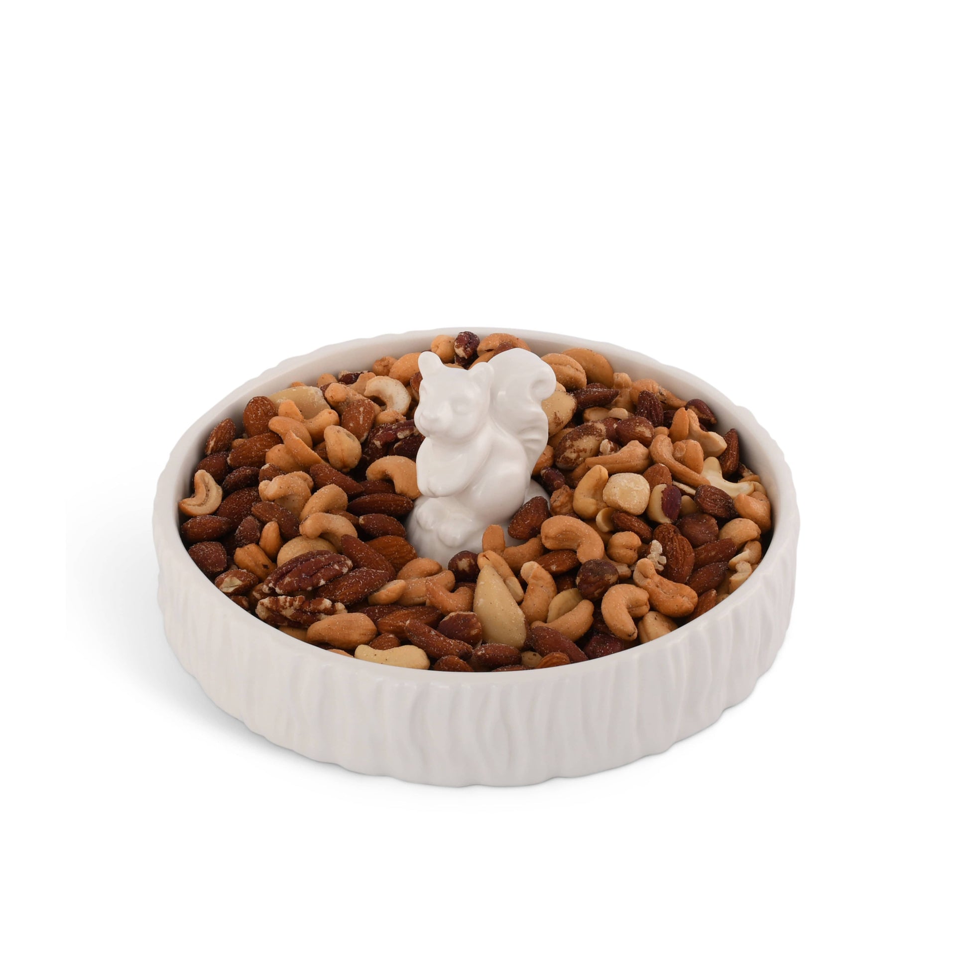 Standing Squirrel Stoneware Nut Bowl Arthur Court Designs