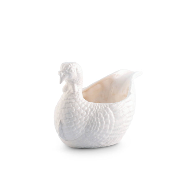 Stoneware Turkey Gravy Boat Arthur Court Designs
