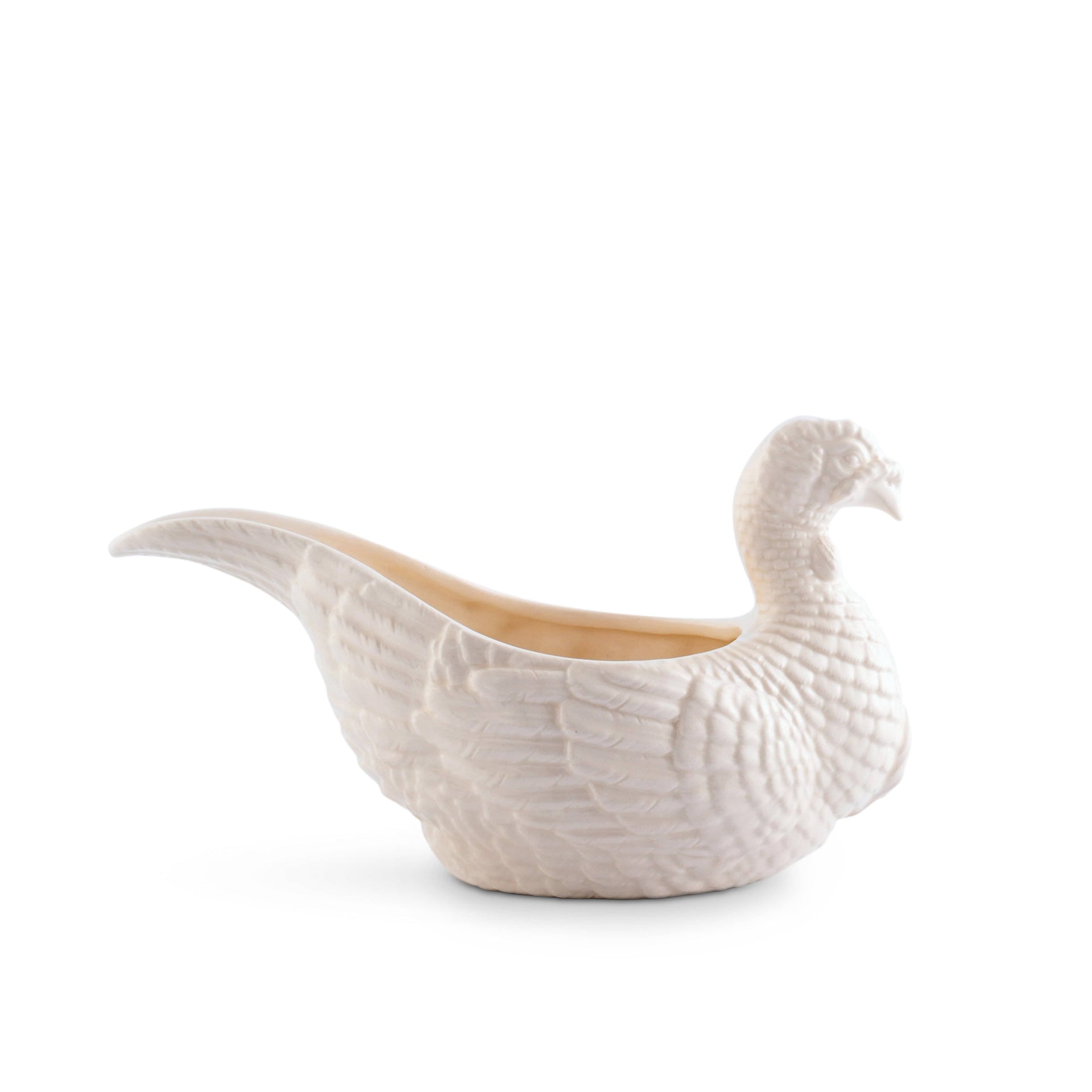 Stoneware Turkey Gravy Boat Arthur Court Designs