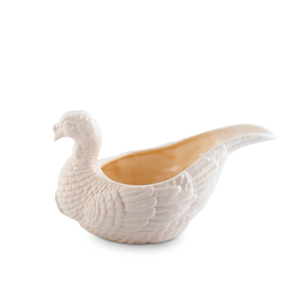Stoneware Turkey Gravy Boat Arthur Court Designs