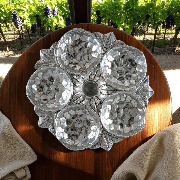 Artichoke 5 Section Snack Tray Arthur Court Designs