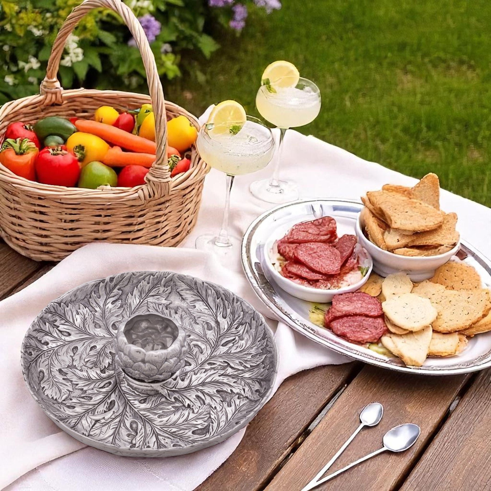 Artichoke Chip and Dip Arthur Court Designs