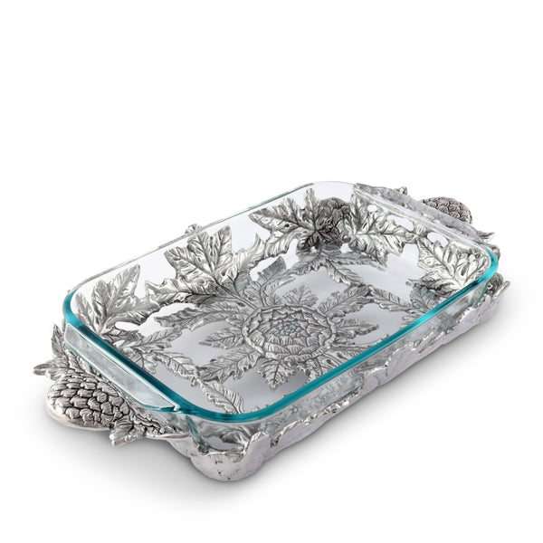 Artichoke Pyrex Holder 3qt Arthur Court Designs