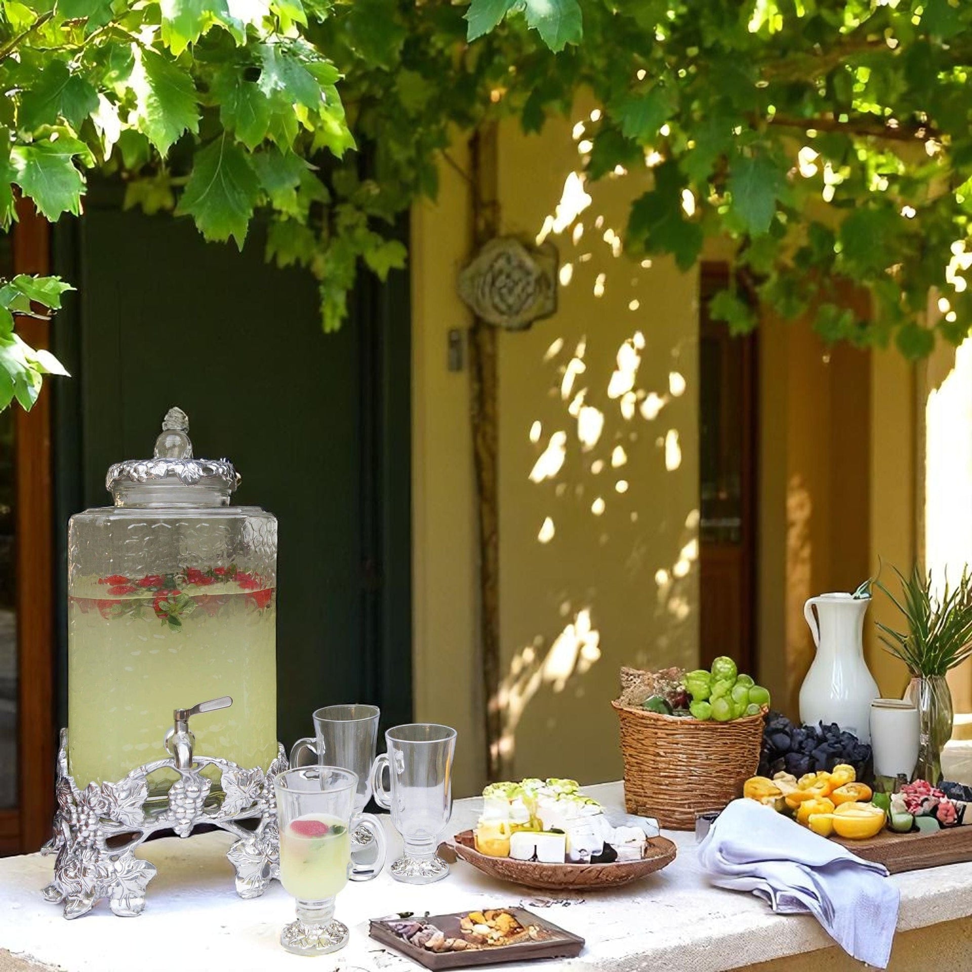 Elevated Grape Beverage Server