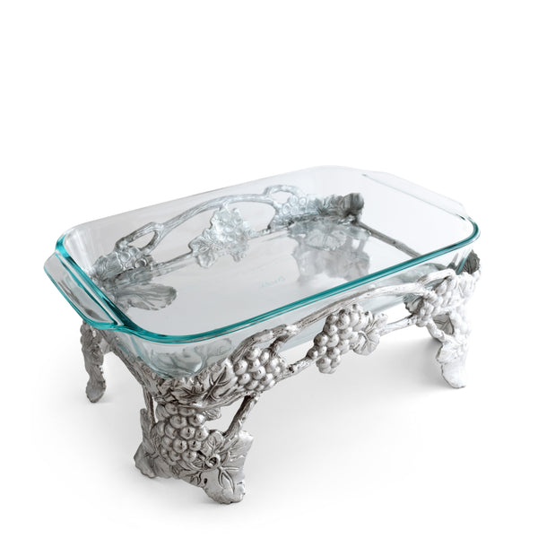 Elevated Grape Pyrex Holder 3qt Arthur Court Designs