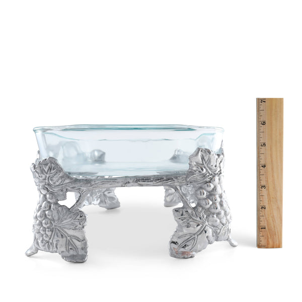Elevated Grape Pyrex Holder 3qt Arthur Court Designs
