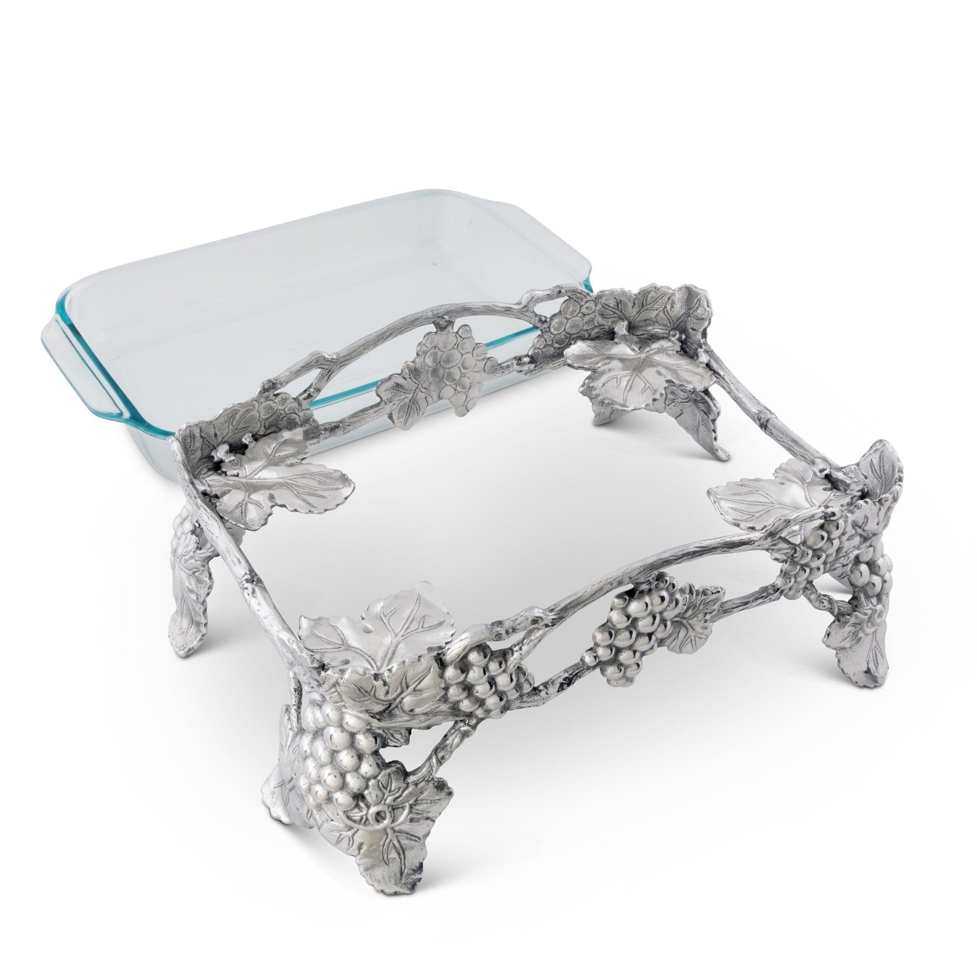 Elevated Grape Pyrex Holder 3qt Arthur Court Designs