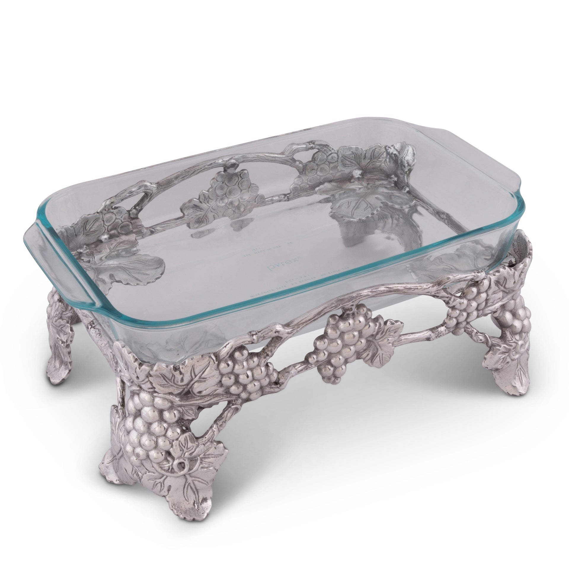 Elevated Grape Pyrex Holder 3qt Arthur Court Designs