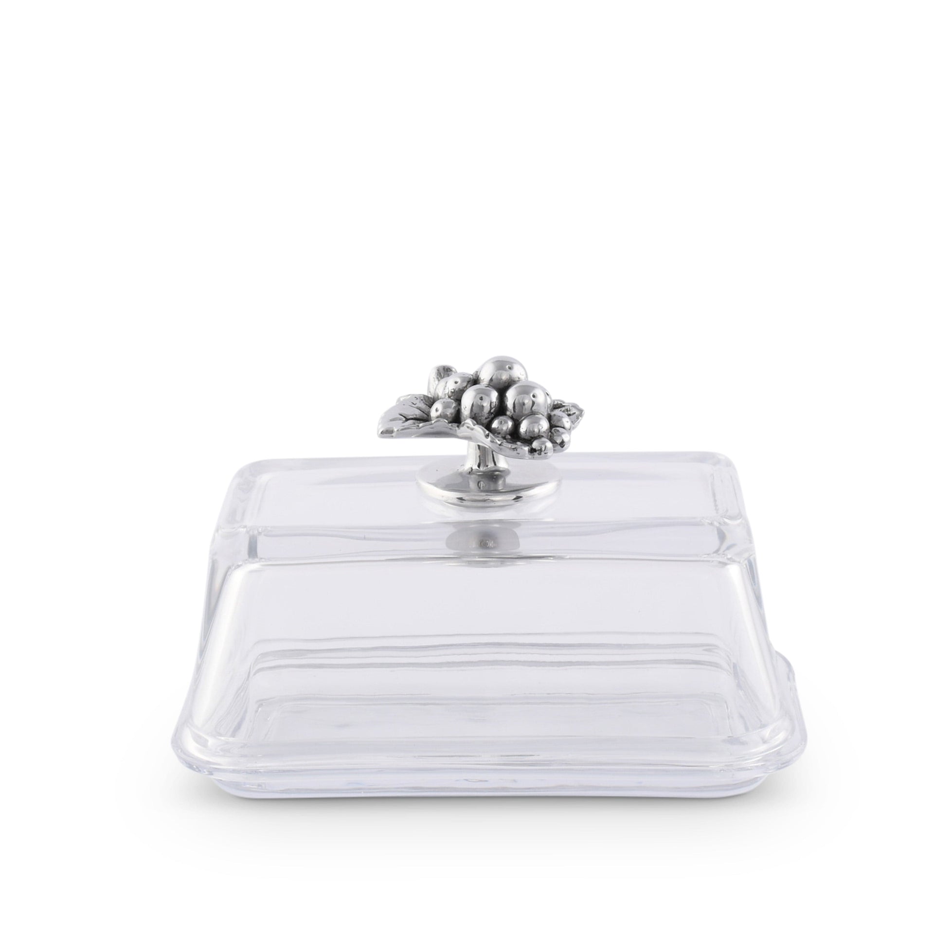 Glass Butter Dish - Grape Arthur Court Designs