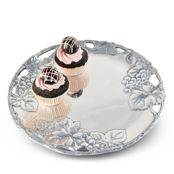 Grape 12 Round Plate