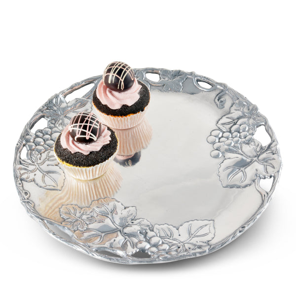 Grape 12 Round Plate Arthur Court Designs