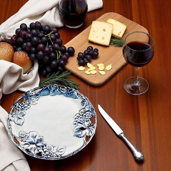 Grape 12 Round Plate Arthur Court Designs
