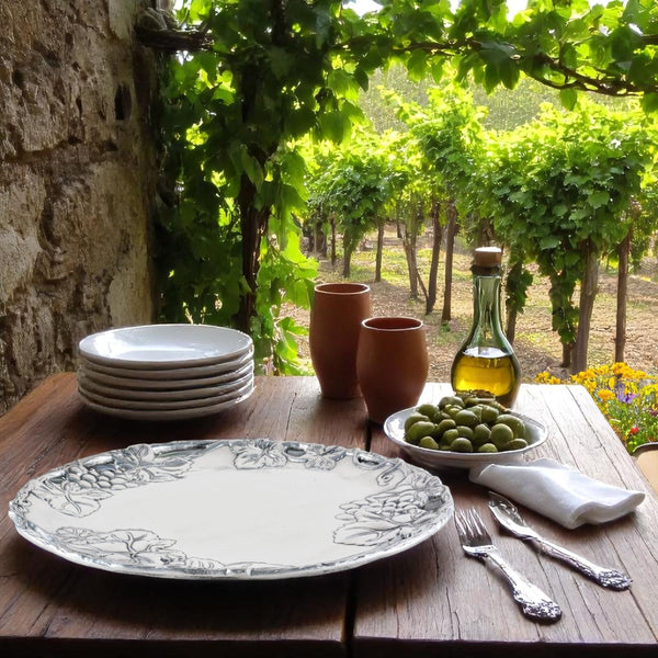 Grape 12 Round Plate