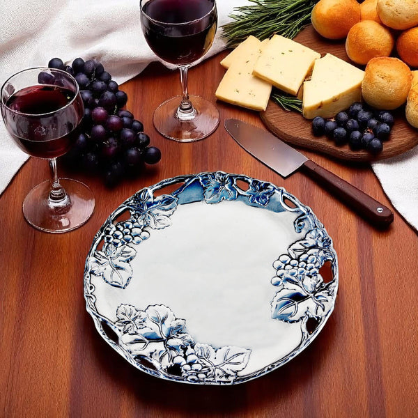 Grape 12 Round Plate Arthur Court Designs