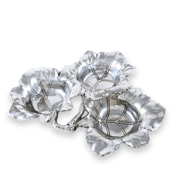 Grape 3-Bowl Bowl Arthur Court Designs