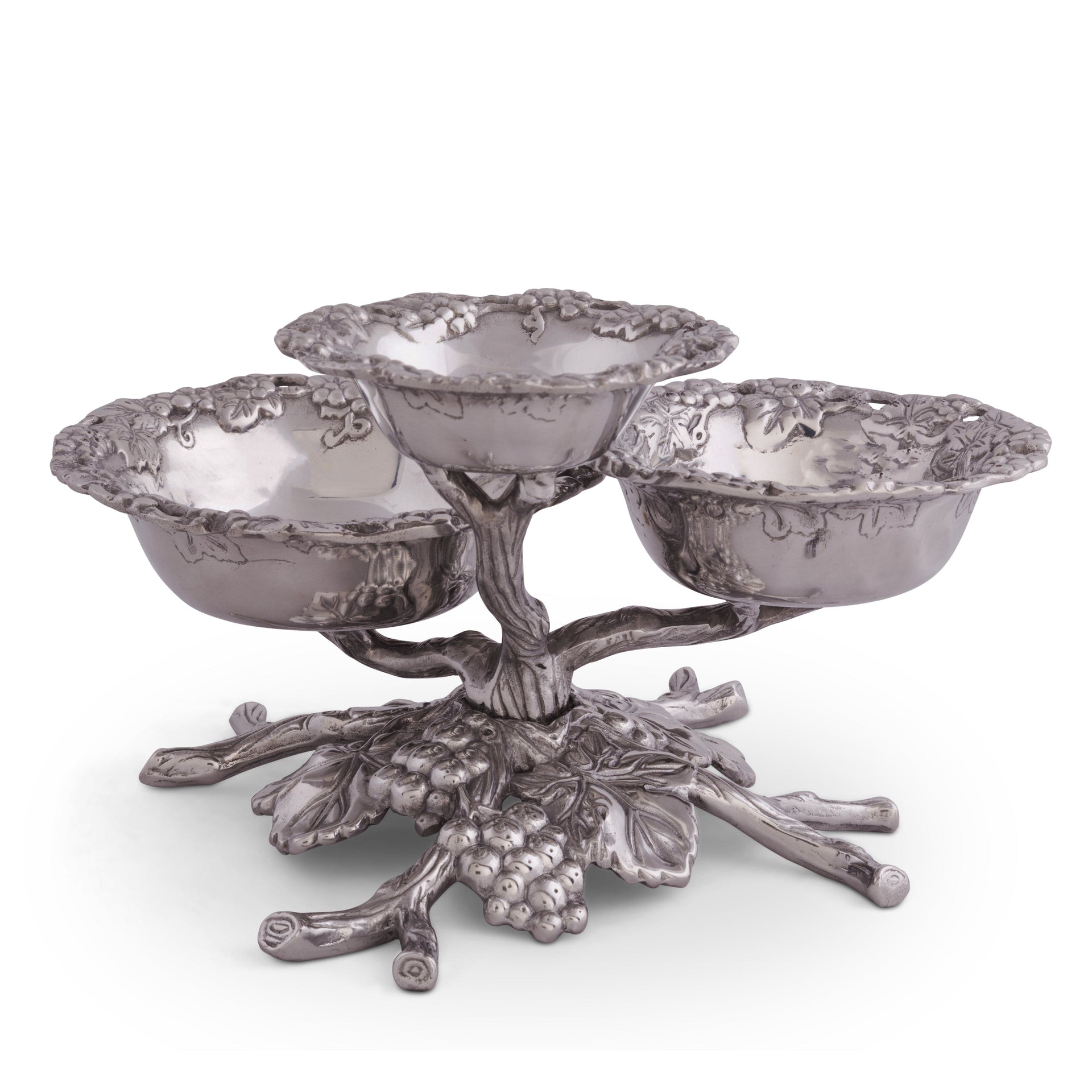 Grape 3-Tiered Bowl Arthur Court Designs