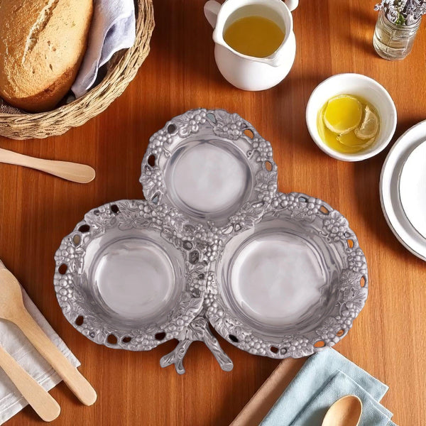 Grape 3-Tiered Bowl Arthur Court Designs