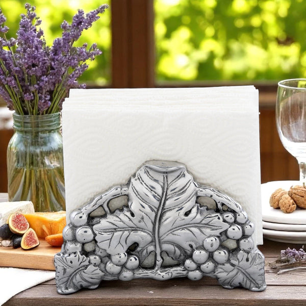 Grape 6 Napkin Holder Arthur Court Designs