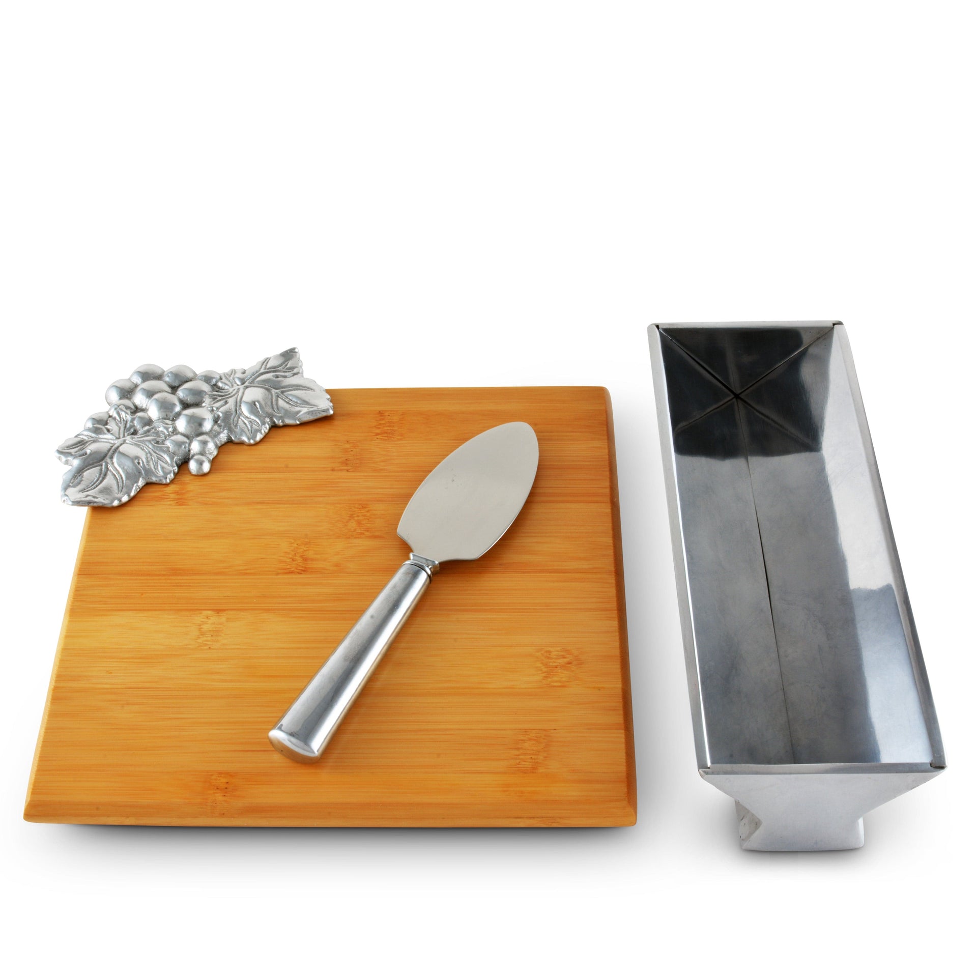 Grape Bamboo Cheese Set Arthur Court Designs