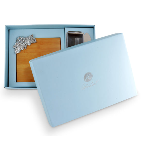 Grape Bamboo Cheese Set Arthur Court Designs