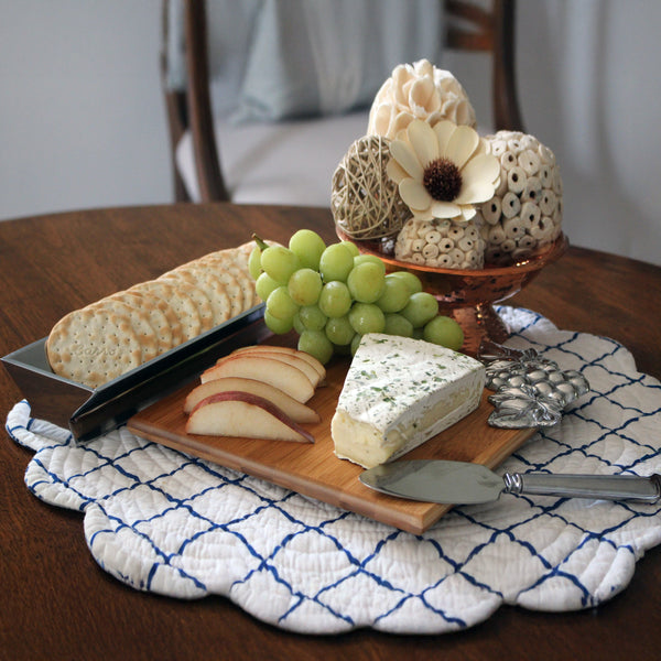 Grape Bamboo Cheese Set Arthur Court Designs