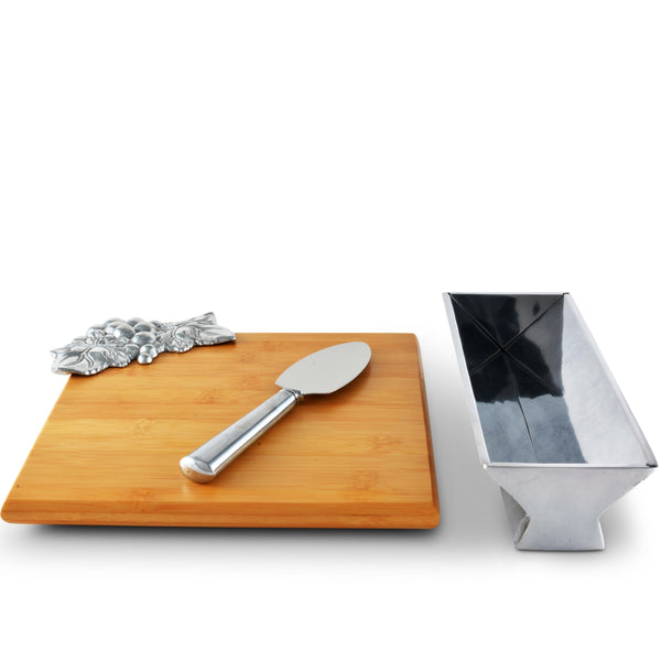 Grape Bamboo Cheese Set Arthur Court Designs