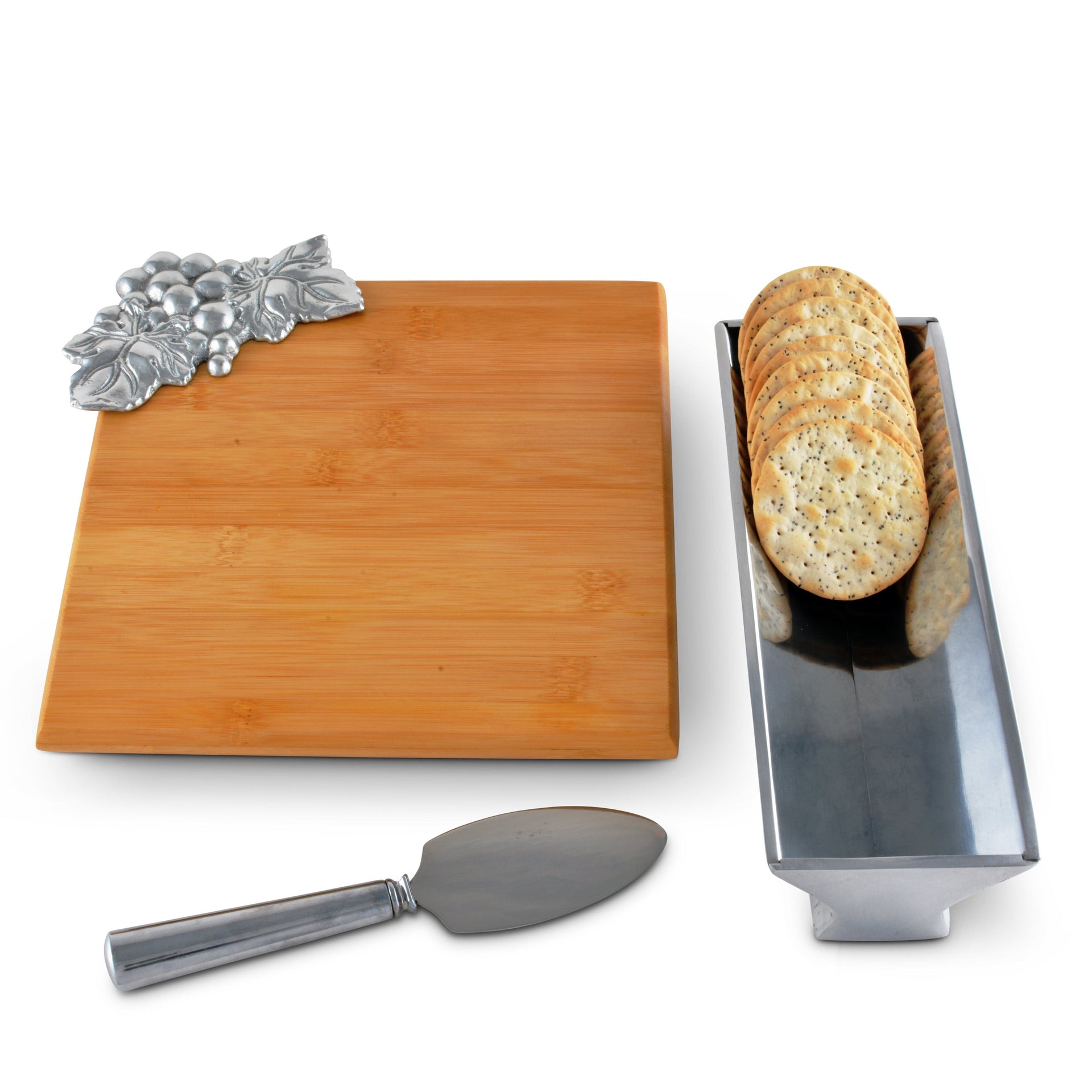 Grape Bamboo Cheese Set Arthur Court Designs