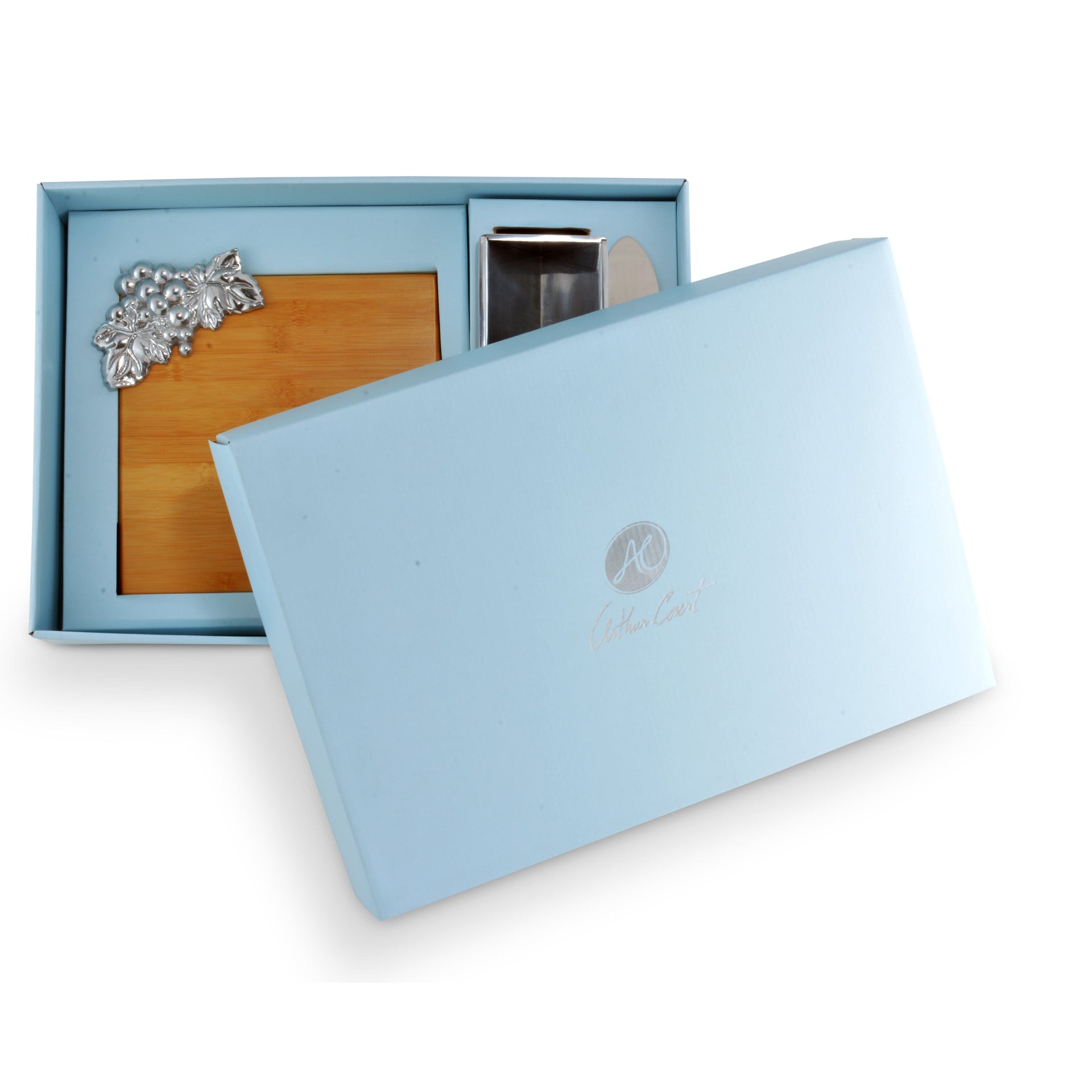 Grape Bamboo Cheese Set Arthur Court Designs