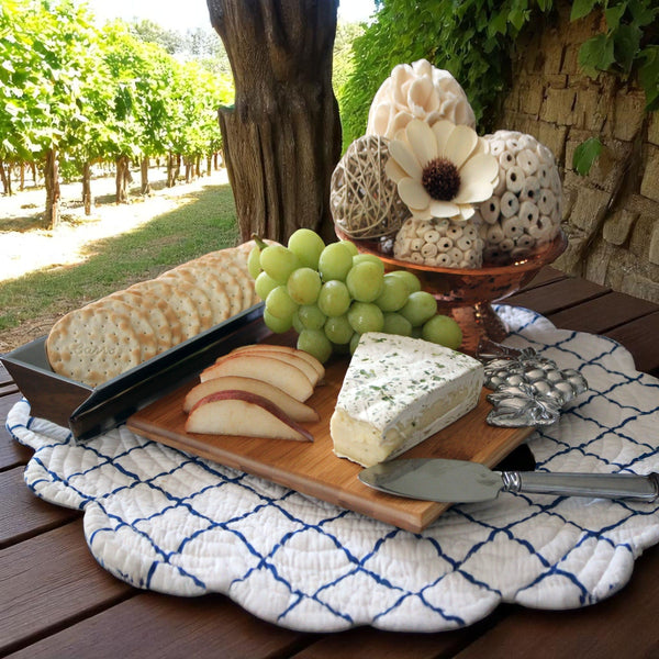 Grape Bamboo Cheese Set Arthur Court Designs