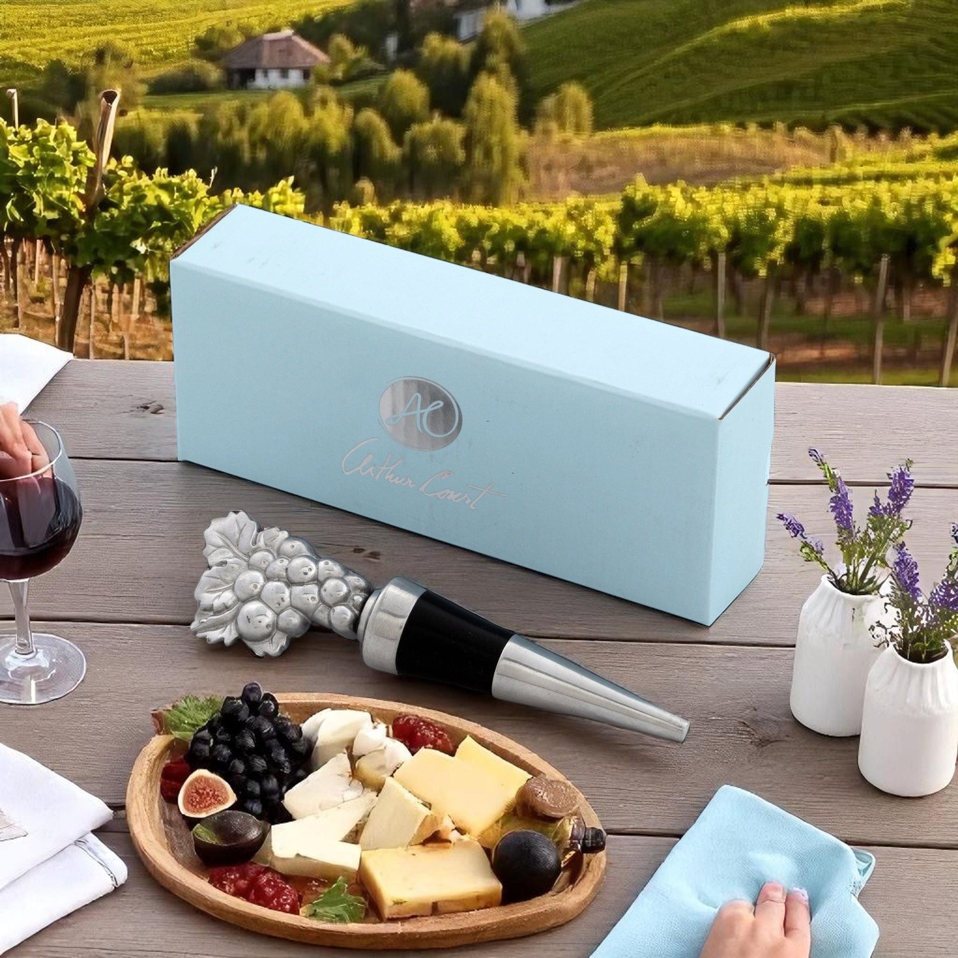 Grape Bottle Stopper Arthur Court Designs