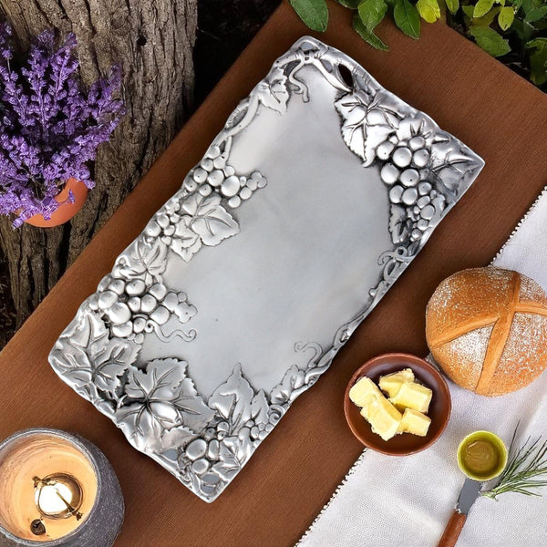 Grape Bread Tray 6x12 Arthur Court Designs
