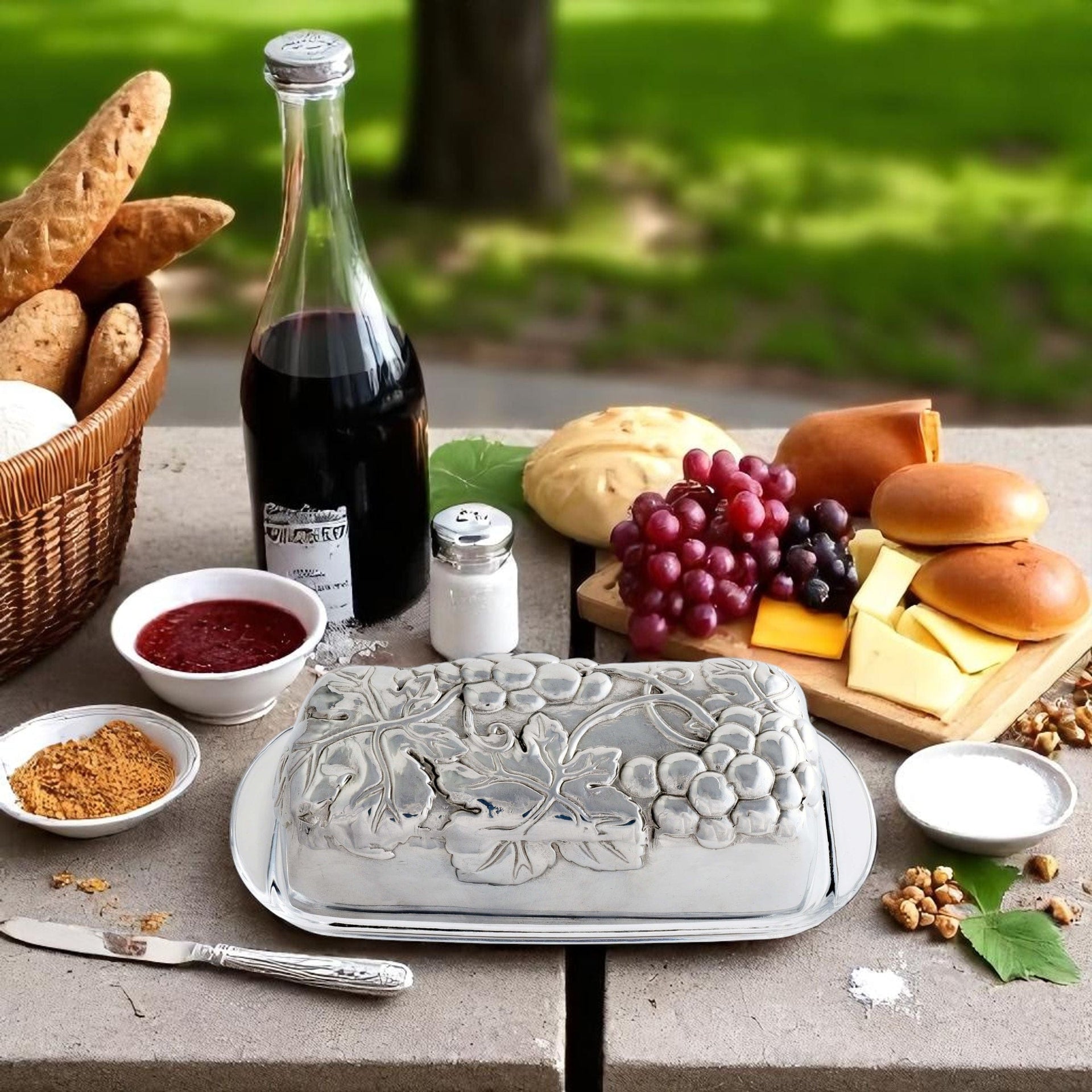 Grape Butter Dish Arthur Court Designs