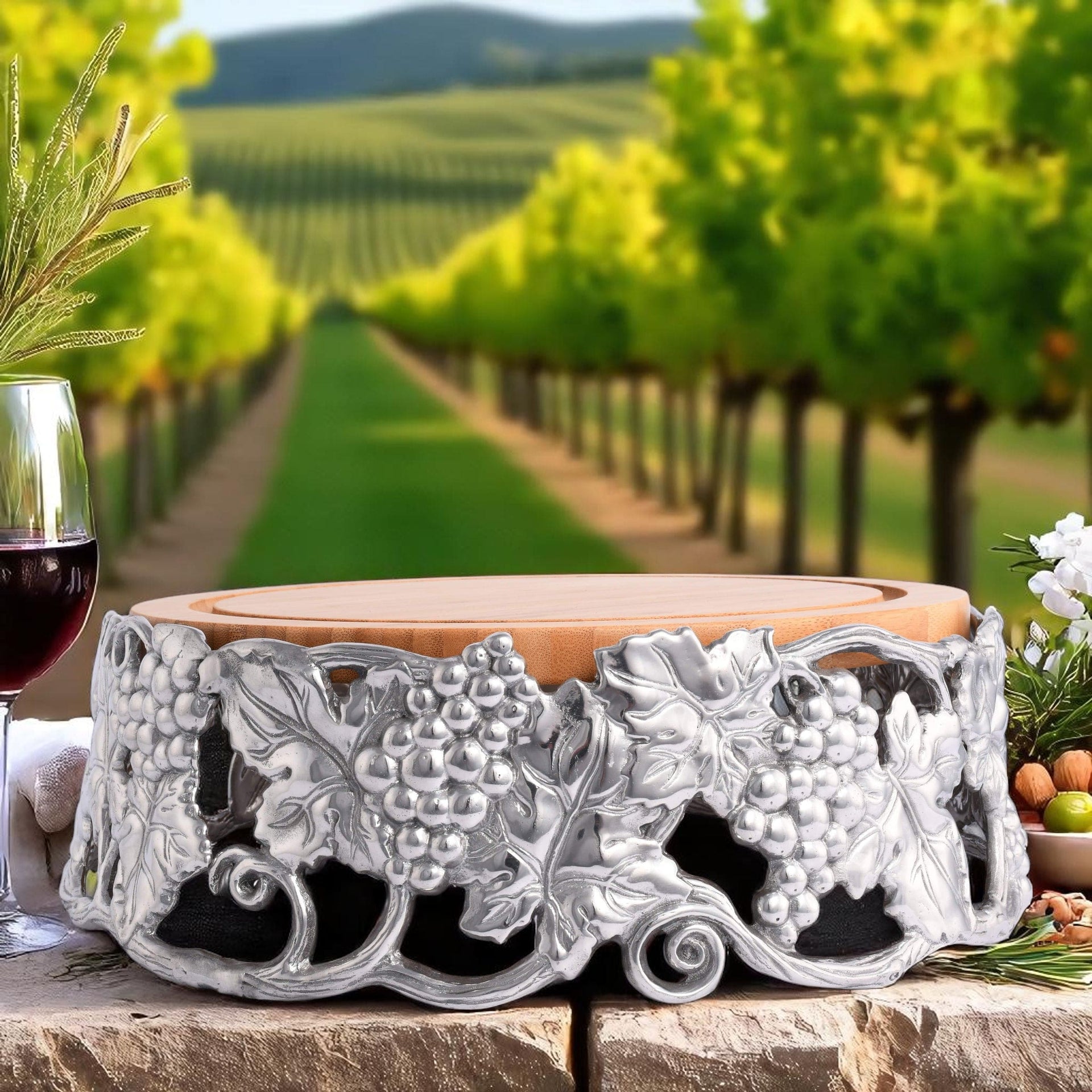 Grape Cheese Pedestal Arthur Court Designs