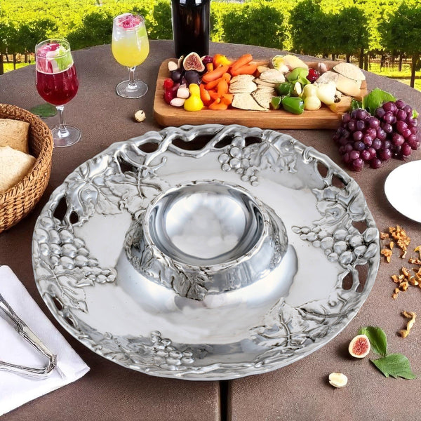 Grape Chip and Dip Arthur Court Designs