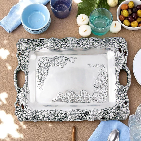 Grape Clutch Tray Arthur Court Designs