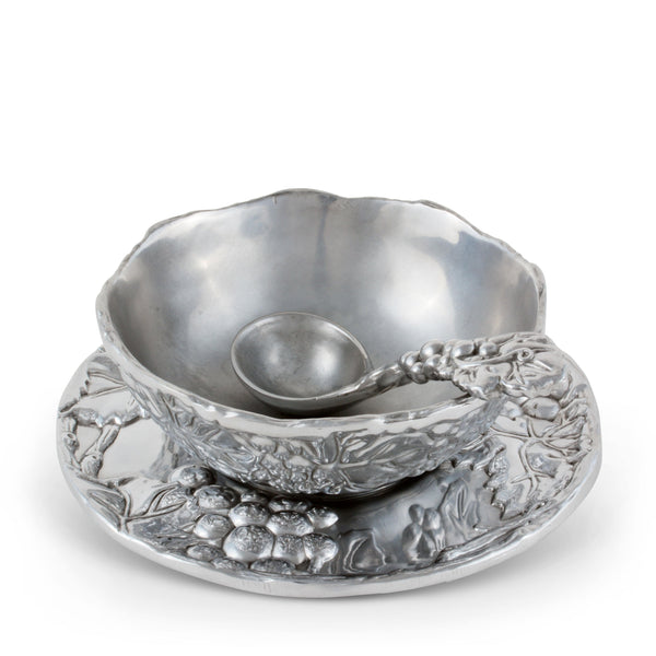 Grape Condiment Server Arthur Court Designs