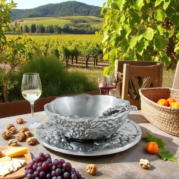 Grape Condiment Server Arthur Court Designs