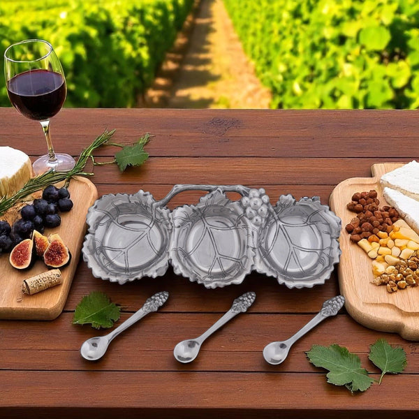 Grape Condiment Server Arthur Court Designs