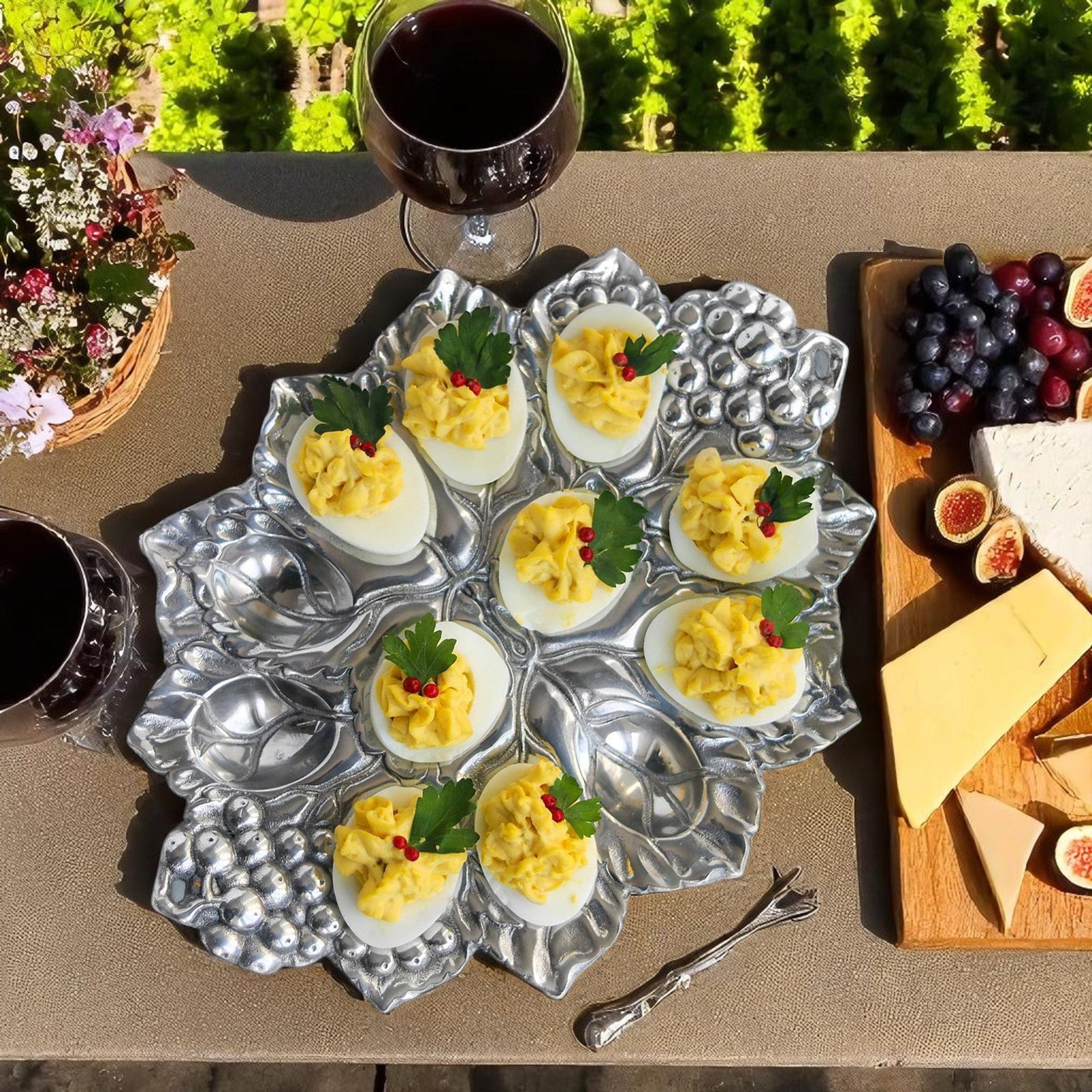Grape Deviled Egg Holder Arthur Court Designs