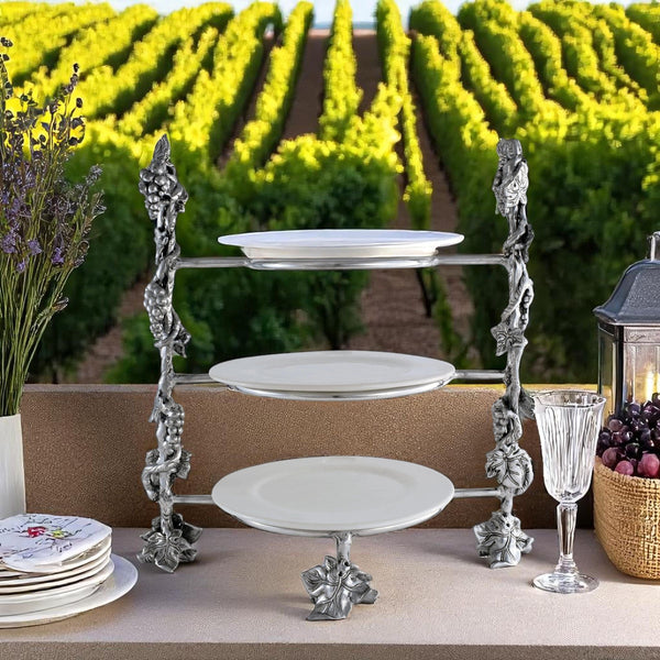 Grape Dinner Plate Caddy Arthur Court Designs