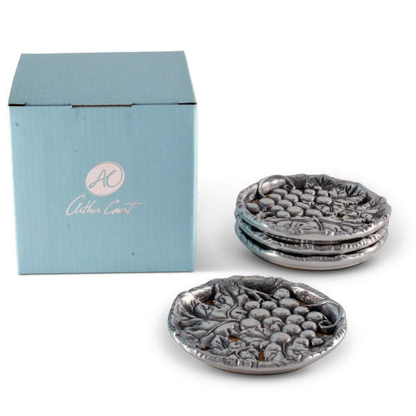 Grape Drink Coaster Set of 4 Arthur Court Designs