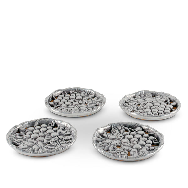 Grape Drink Coaster Set of 4 Arthur Court Designs