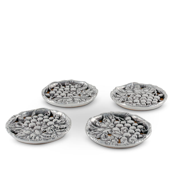 Grape Drink Coaster Set of 4 Arthur Court Designs